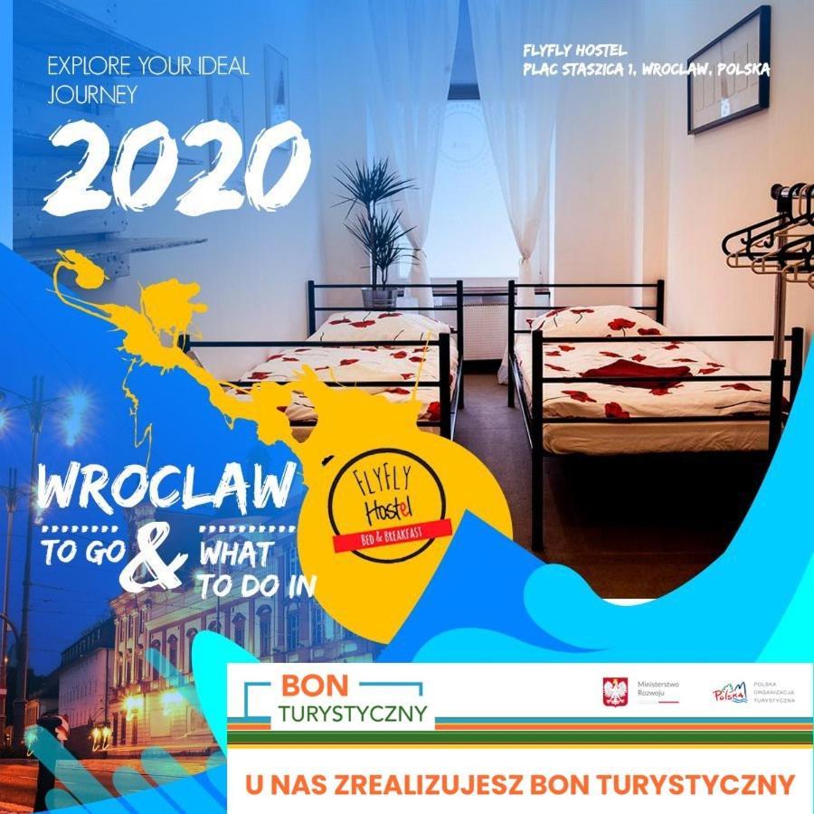 Flyfly Hostel , Darmowy Parking , Rezerwuj Przez Urzadzenia Mobilne -10 Procent ヴロツワフ エクステリア 写真